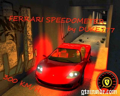 Ferrari Speedometer